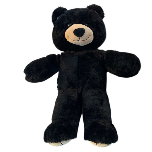 BUILD-A-BEAR Classic Dimples Black Plush Teddy Bear 15" Stuffed Animal - Picture 7 of 15